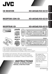 JVC KD-AR360 Manuel D'instructions