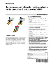 Honeywell VRN Notice Technique