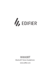 EDIFIER W800BT Instructions D'utilisation