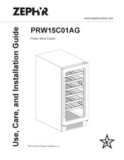 Zephyr PRW15C01AG Guide D'utilisation, D'entretien Et D'installation