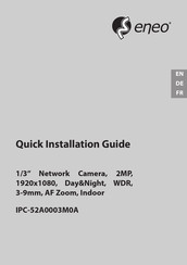 Eneo IPC-52A0003M0A Guide D'installation Rapide
