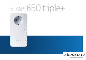 Devolo dLAN 650 triple+ Mode D'emploi
