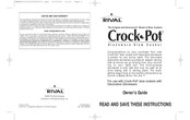 Rival Crock-Pot KMAN004 Notice D'emploi