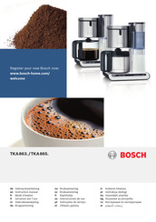Bosch TKA865 Série Mode D'emploi
