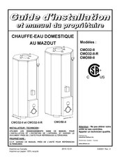 Dettson CMO32-II-R Guide D'installation Et Manuel Du Propriétaire