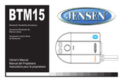 Jensen BTM15 Guide D'utilisation Du Propriétaire