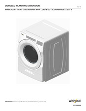 Whirlpool WFW8620HW Spécifications Du Produit