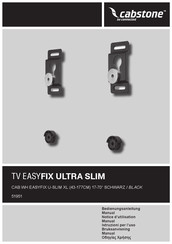 cabstone CAB WH EASYFIX U-SLIM XL Notice D'utilisation