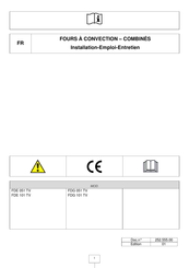 Modular FDE 051 TV Installation-Emploi-Entretien