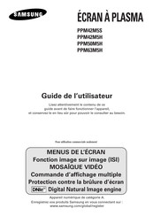 Samsung PPM42M5H Guide De L'utilisateur
