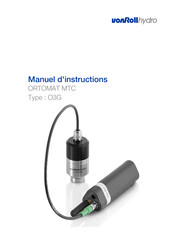 vonRoll hydro ORTOMAT MTC O3G Manuel D'instructions