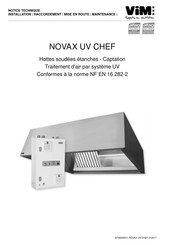 ViM NOVAX UV CHEF Notice Technique