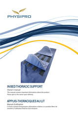 Physipro In Bed Thoracic Support Manuel D'utilisation