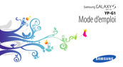 Samsung YP-G1 Mode D'emploi