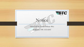 BTC HW-ATSA50T Notice