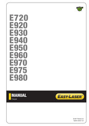 Easy-Laser E950 Manuel