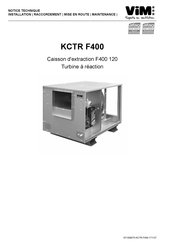 ViM KCTR F500 Notice Technique