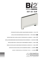 Olimpia splendid Bi2 SLR SMART Instructions Pour L'installation