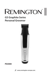 Remington G5 Graphite Serie Mode D'emploi