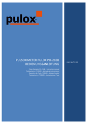 PULOX PO-210B Mode D'emploi