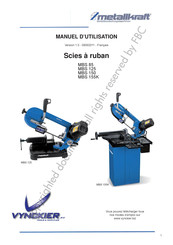 Metallkraft MBS 125 Manuel D'utilisation