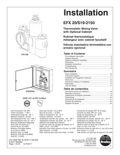 Bradley EFX 20/S19-2150 Manuel D'installation