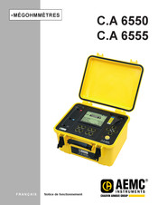 AEMC Instruments C.A 6550 Notice De Fonctionnement