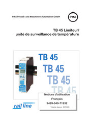 PMA TB 45 Notice D'utilisation