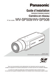 Panasonic WV-SP508 Guide D'installation