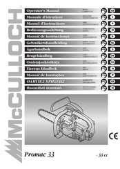 McCulloch Promac 33 Manuel D'instructions