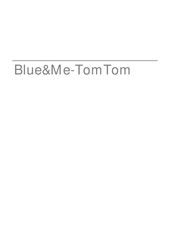 Tomtom Blue&Me Mode D'emploi