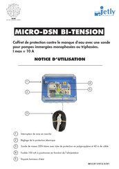 Jetly MICRO-DSN BI-TENSION Notice D'utilisation