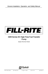 Tuthill FILL-RITE 3200 Serie Manuel D'installation, D'utilisation Et De Securite