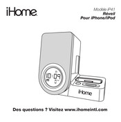 iHome iP41 Mode D'emploi