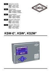 OEG KSW-E Serie, KSW Serie, KS2W Serie Mode D'emploi