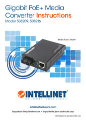 Intellinet Network Solutions 508209 Guide Rapide