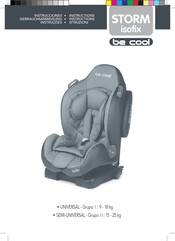 Be Cool STORM isofix Instructions