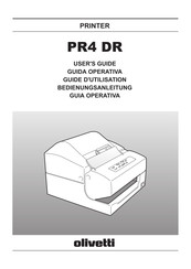 Olivetti PR4 DR Guide D'utilisation