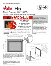 Valor 1130FFK Guide D'installation