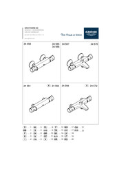 Grohe GROHTHERM 800 Instructions D'installation