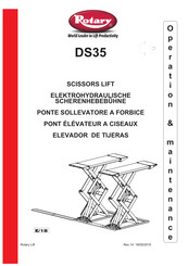 Rotary DS35 Manuel D'instructions Pour L'utilisation Et L'entretien