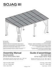 Sojag E500-5155822 Guide D'assemblage