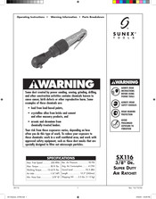 Sunex Tools SX116 Instructions D'utilisation