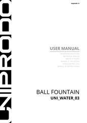 UNIPRODO UNI WATER 03 Manuel D'utilisation