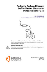 Cardiac Science 112-2013-004 A Mode D'emploi
