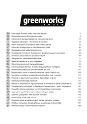 GreenWorks Tools G60PHT Notice D'utilisation