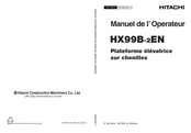 Hitachi HX99B-2EN Manuel De L'opérateur