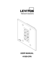Leviton 41920-CP8 Mode D'emploi