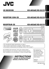 JVC KD-AR560 Manuel D'instructions