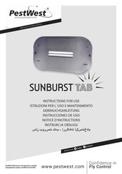 PestWest SUNBURST TAB Notice D'instructions